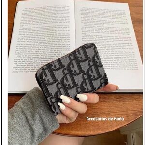 Black and White Patterned Wallet